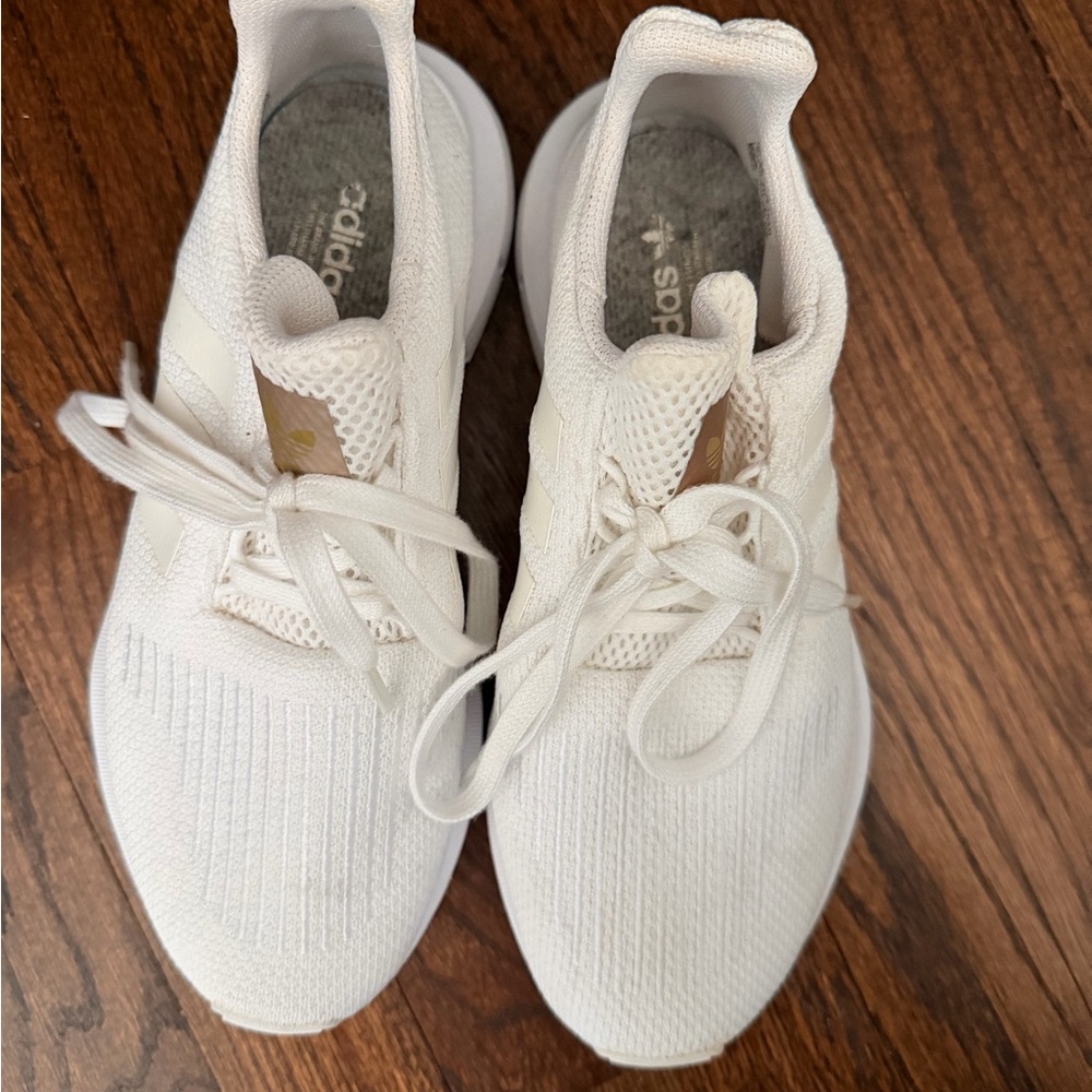 Adidas Cream Knit Sneakers